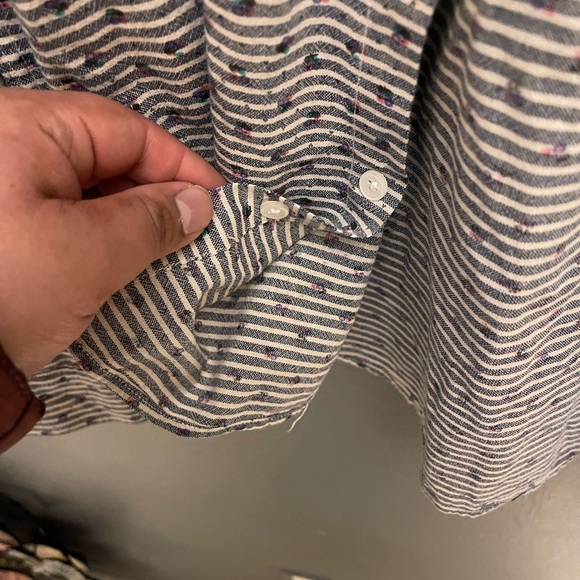 Threads 4 Thought Men’s Medium Long Sleeve Button Up Shirt - Picture 4 of 8